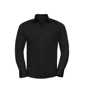 MEN'S LONG SLEEVE FITTED STRETCH SHIRT 5