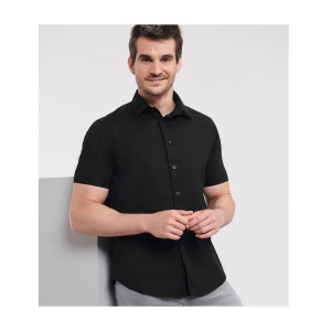 MEN'S SHORT SLEEVE FITTED STRETCH SHIRT 10