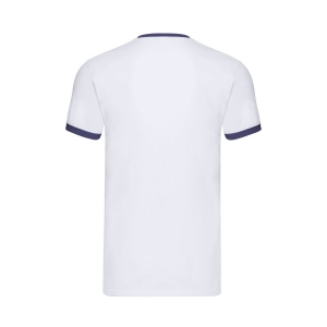 Tee-shirt bords côtes contraste 11