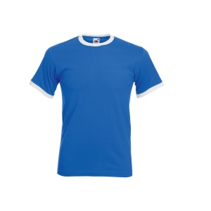 Tee-shirt bords côtes contraste 9