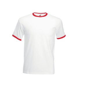 Tee-shirt bords côtes contraste 4