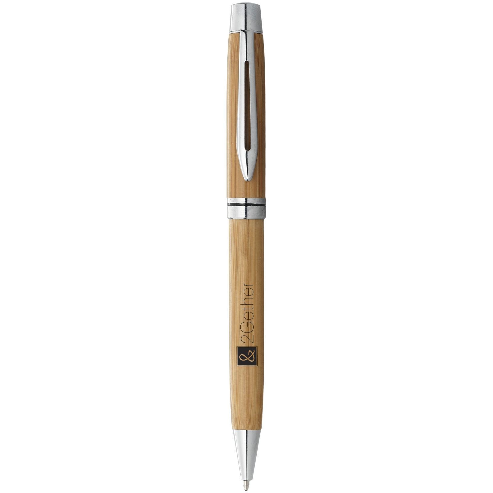 Stylo bille en bambou Jakarta (encre noire) 4