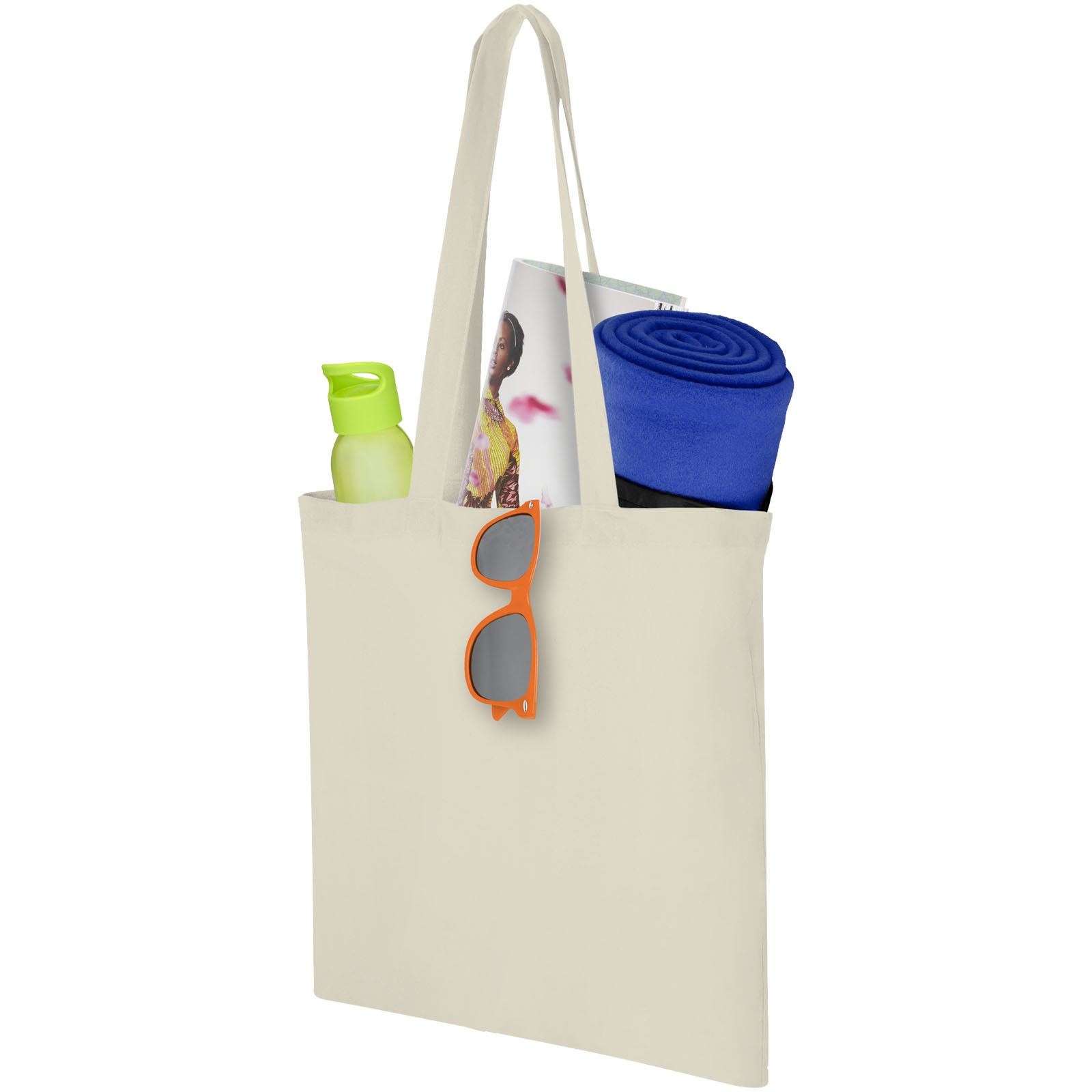 Sac shopping coton Carolina 100 gr/m² 7L 55