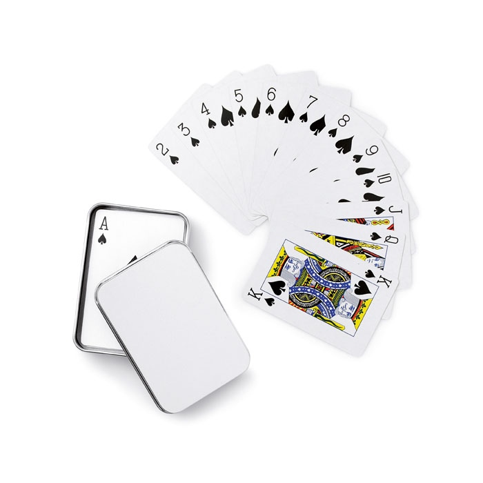 Cartes à jouer boîte étain - AMIGO 4