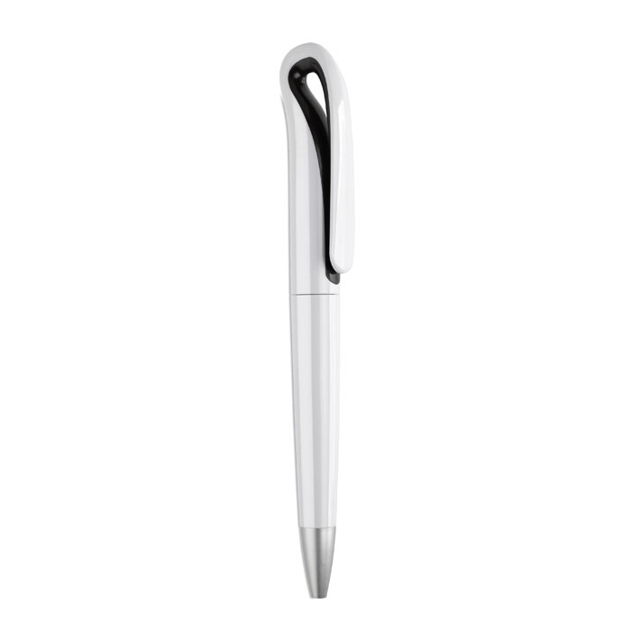 Stylo à bille Twist en ABS - WHITESWAN 2