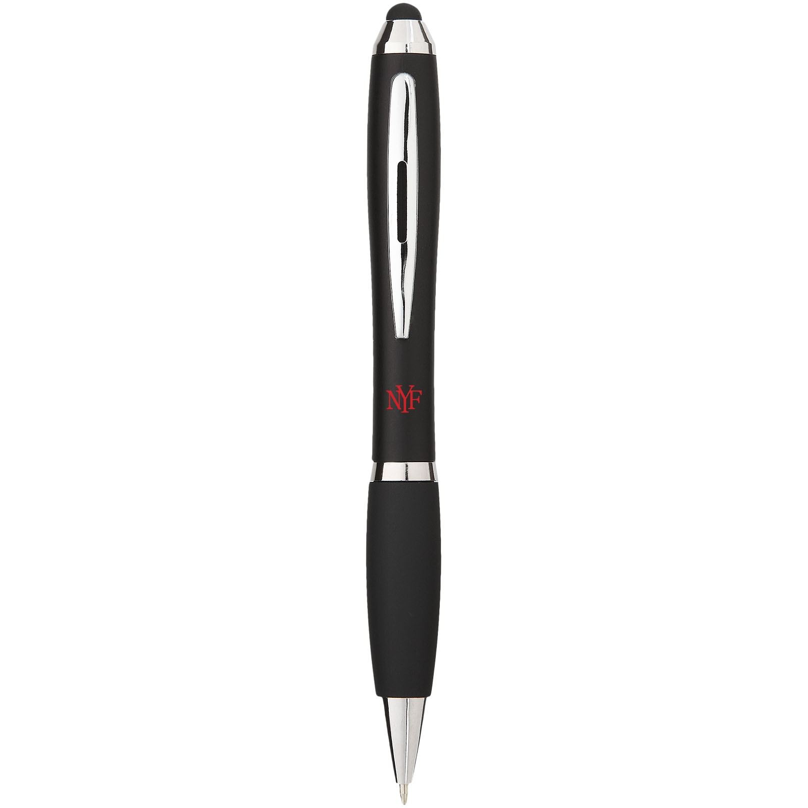 Stylo bille stylet coloré avec grip noir Nash (encre noire) 5