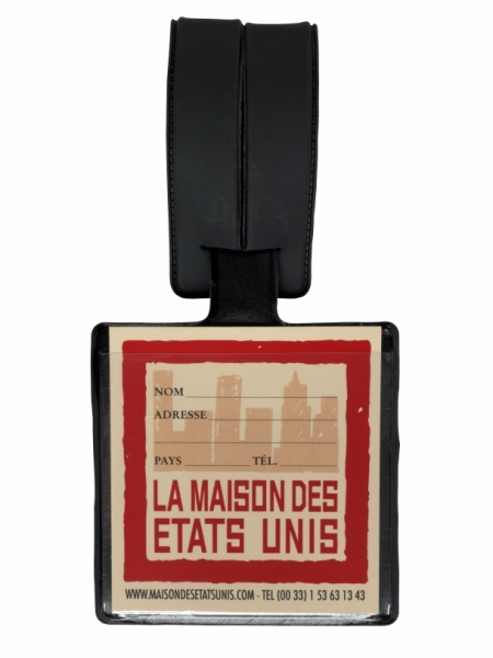 Etiquette bagage classique CARRÉ - Prestige 7