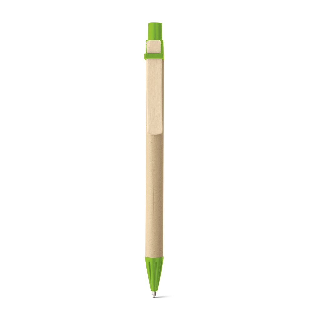 NAIROBI. Stylo à bille en papier kraft et clip en bois 9