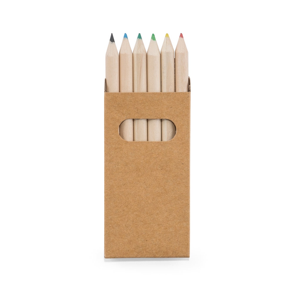 BIRD. Boîte avec 6 crayons de couleur 4