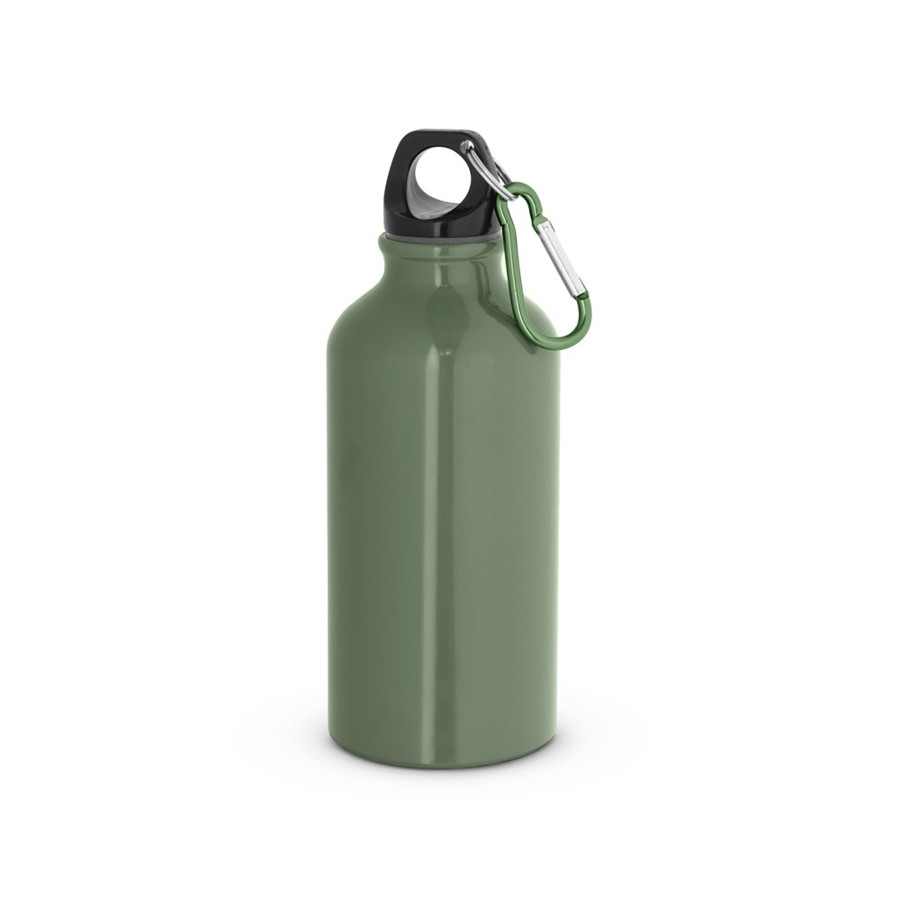 LANDSCAPE S. Bouteille de sport 400mL en aluminium avec mousqueton 14