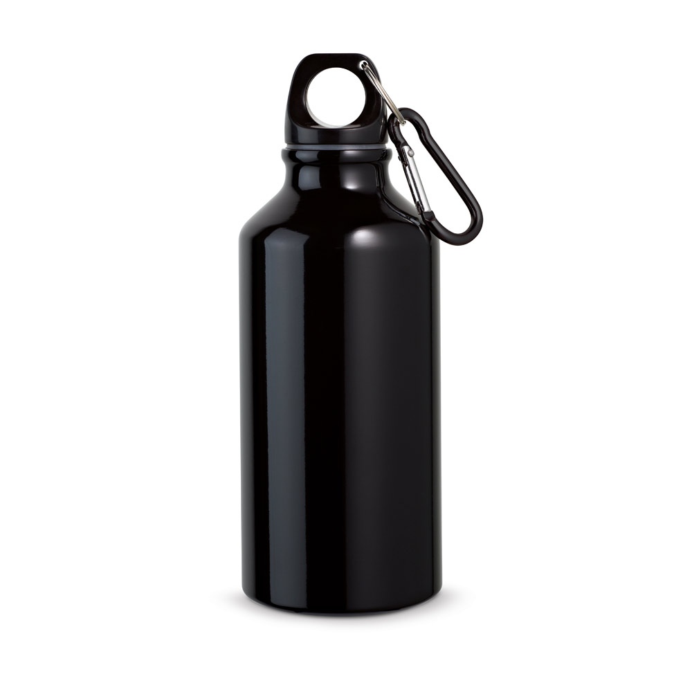 LANDSCAPE S. Bouteille de sport 400mL en aluminium avec mousqueton 3