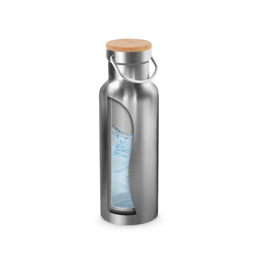 RAGNAR. Bouteille en acier inoxydable (36% recyclée) avec double parois sous vide 570 mL 17
