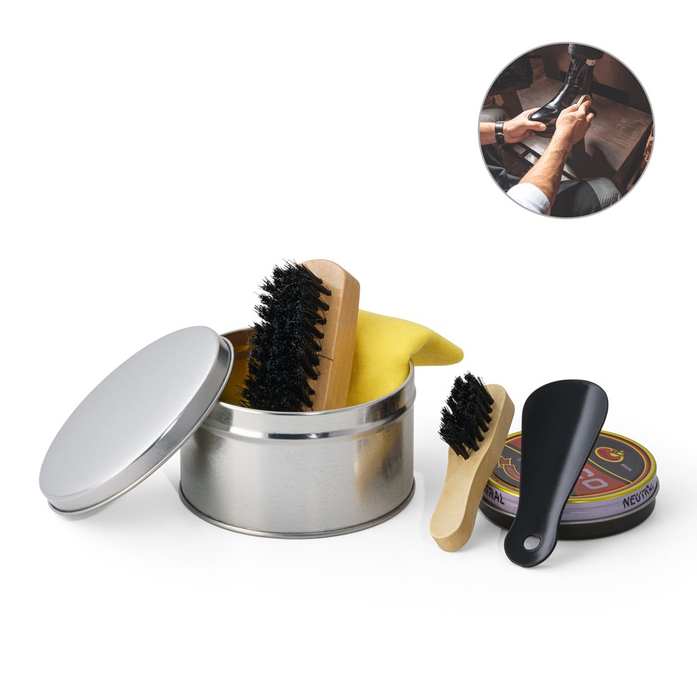 COBB. Kit de nettoyage de chaussures avec 6 pièces