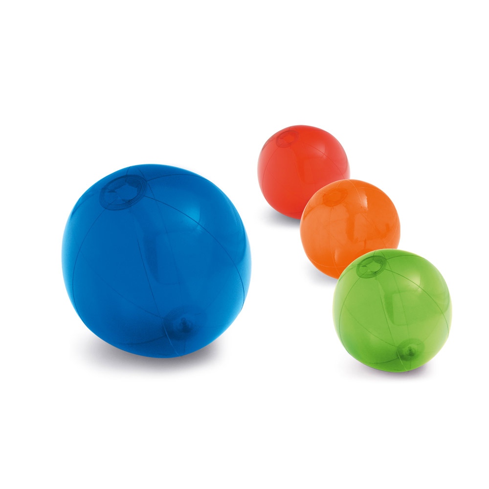 PECONIC. Ballon de plage gonflable en PVC translucide