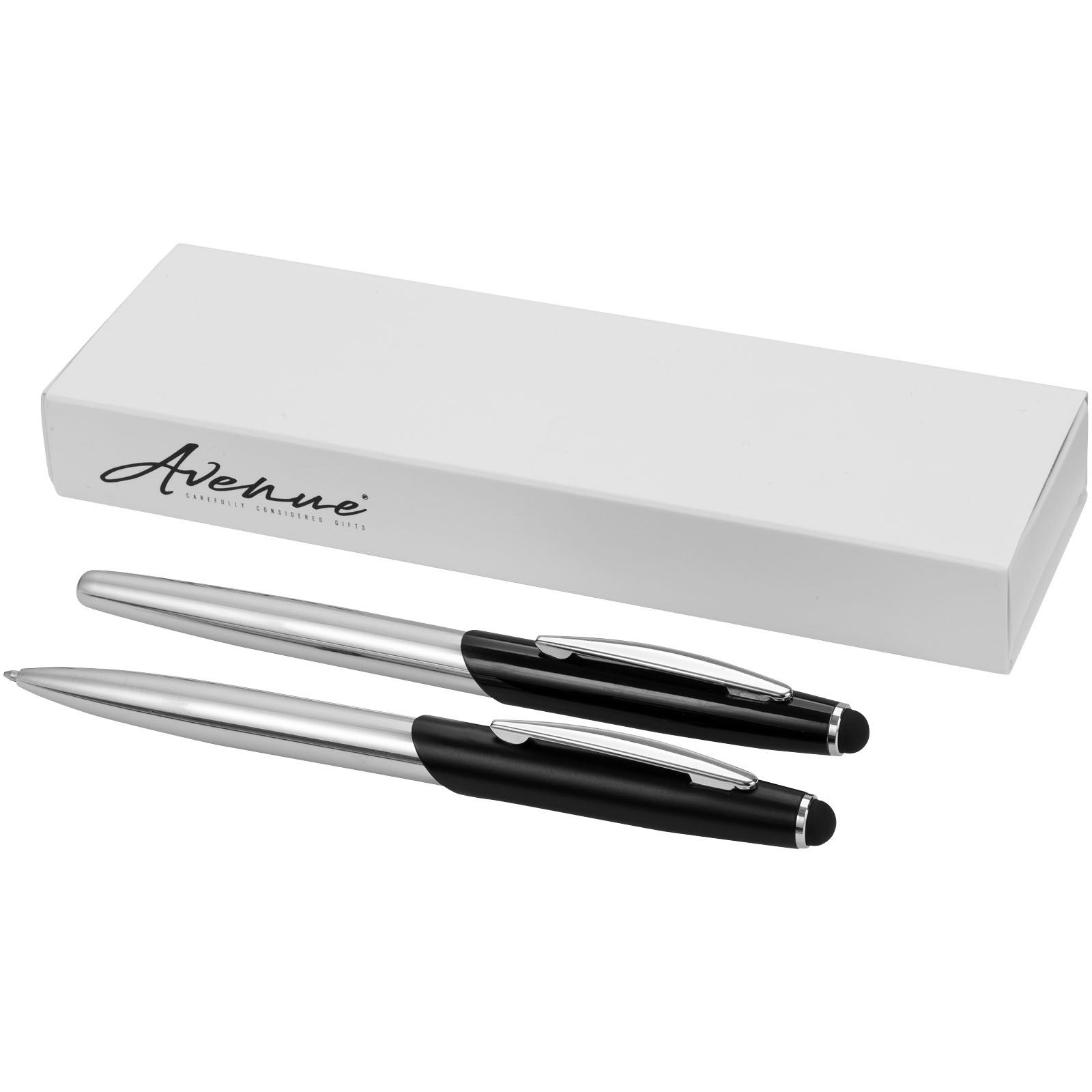 Kit avec Stylo bille stylet et stylo roller Geneva (encre bleue) 2