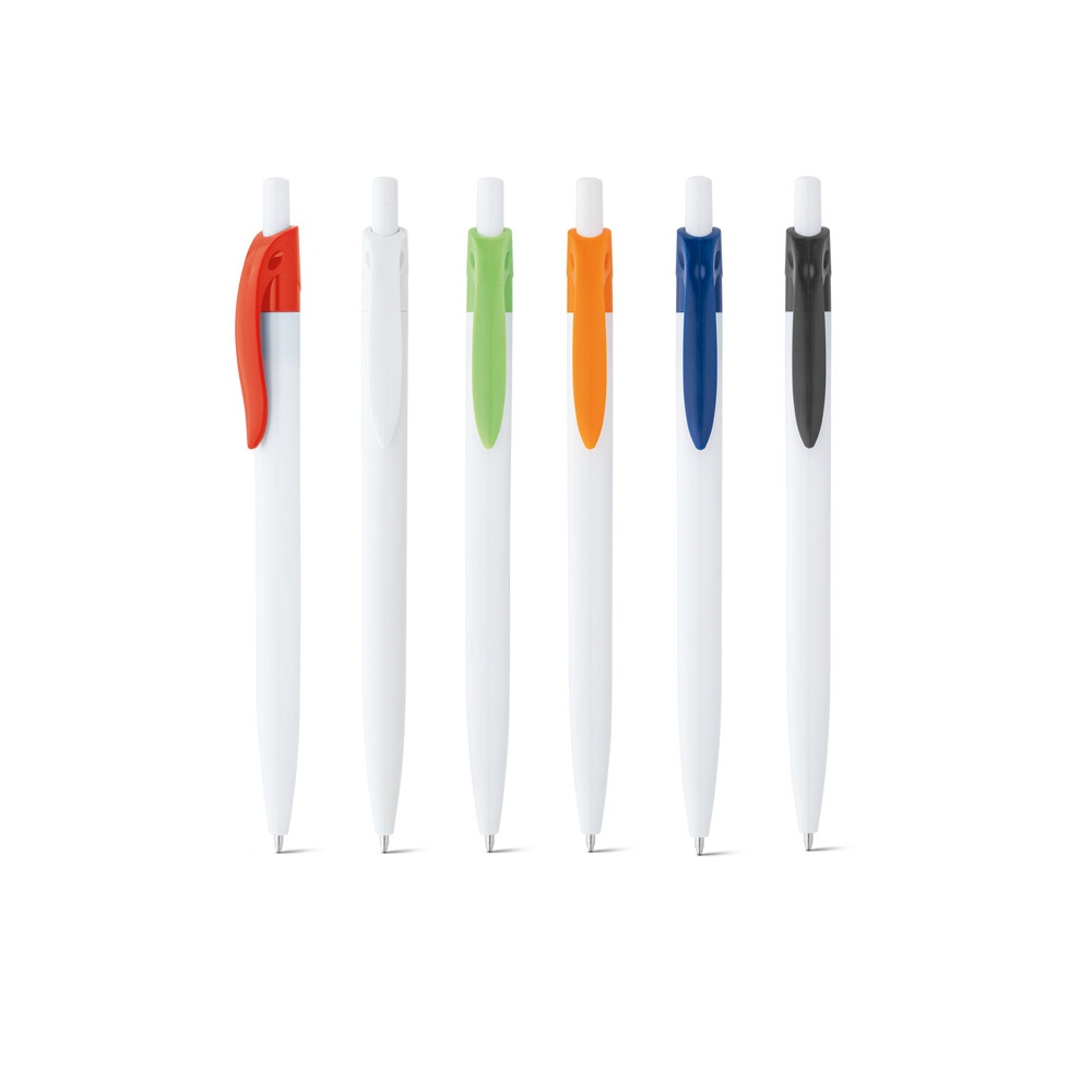 MARS. Stylo à bille en ABS avec clip coloré