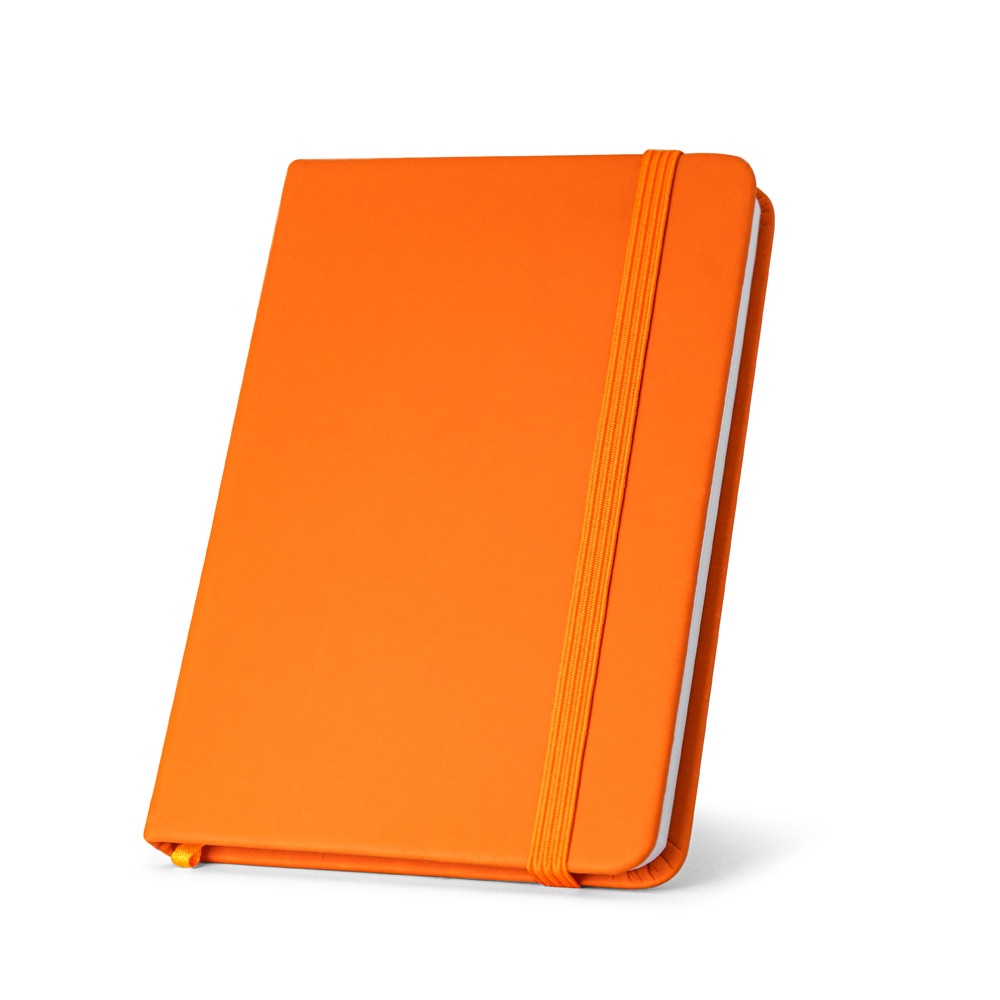 HEMINGWAY. Bloc notes A5 en PU avec feuilles unies 10