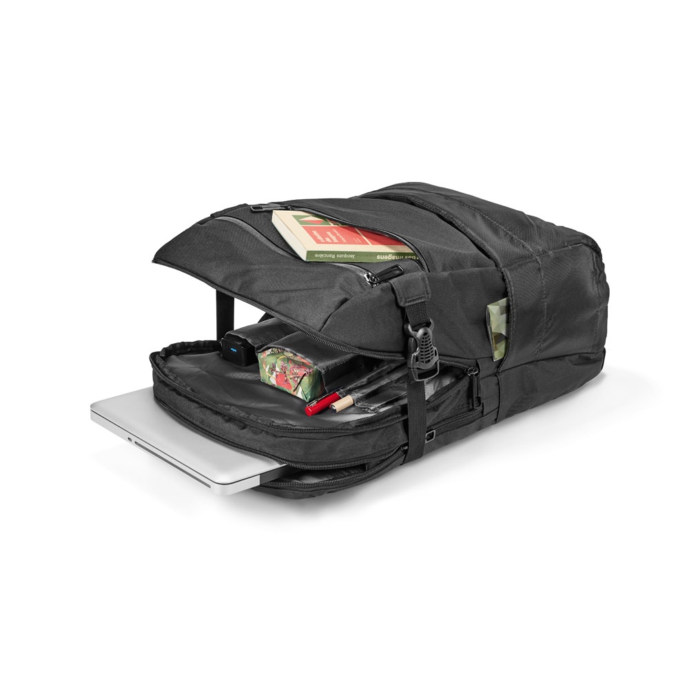 ZIPPERS BPACK. Sac à dos pour ordinateur portable 15.6'' en polyester 300D et jacquard 840D 4
