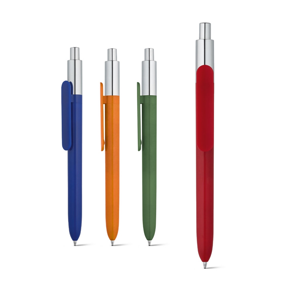 KIWU CHROME. Stylo à bille en ABS