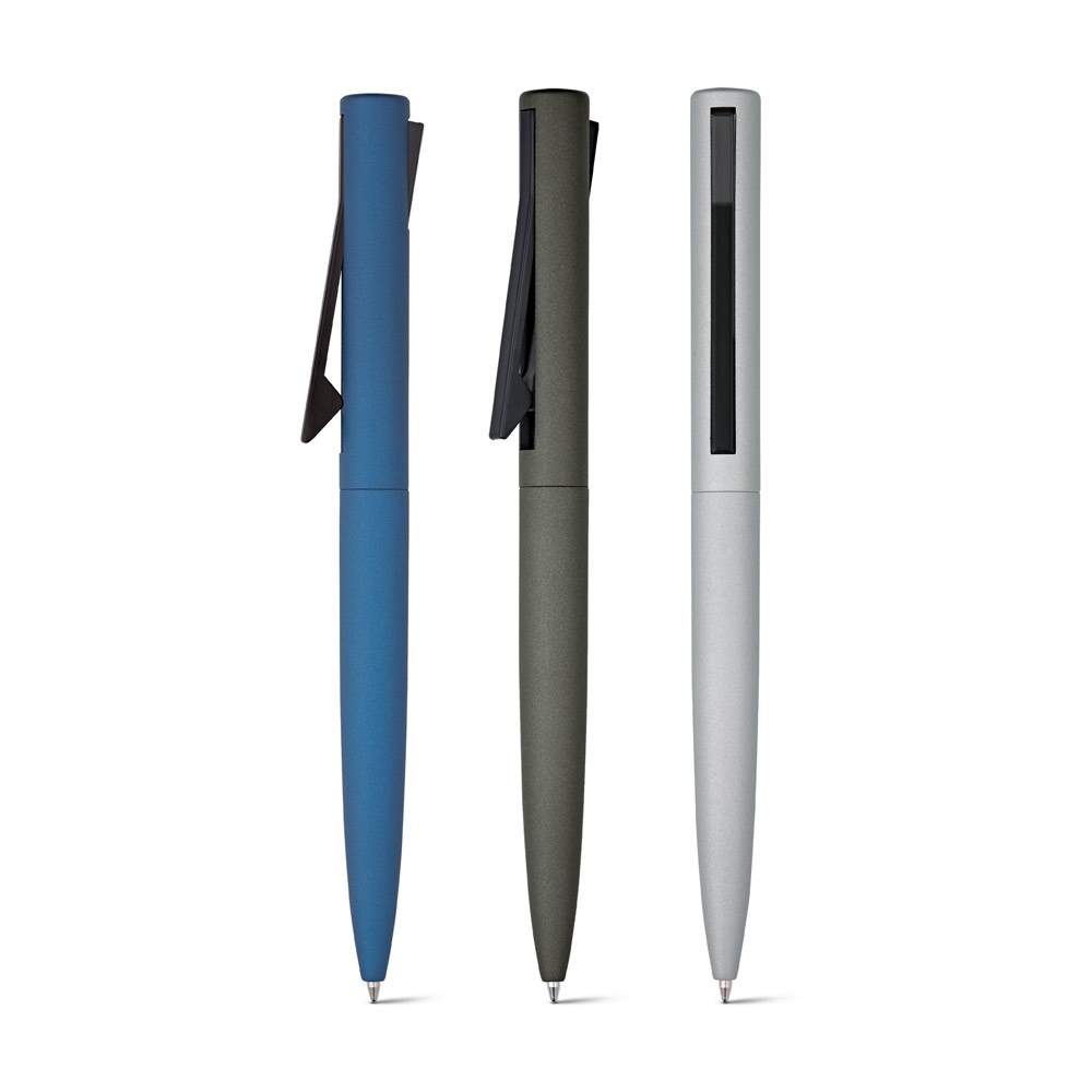 CONVEX. Stylo en aluminium recyclé (100% rAL) et ABS recyclé (100% rABS) avec clip
