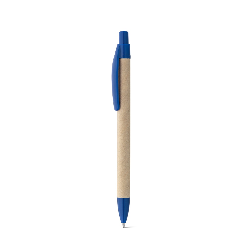 REMI. Stylo à bille fabriqué à partir de papier 100 % recyclé, avec clip 8