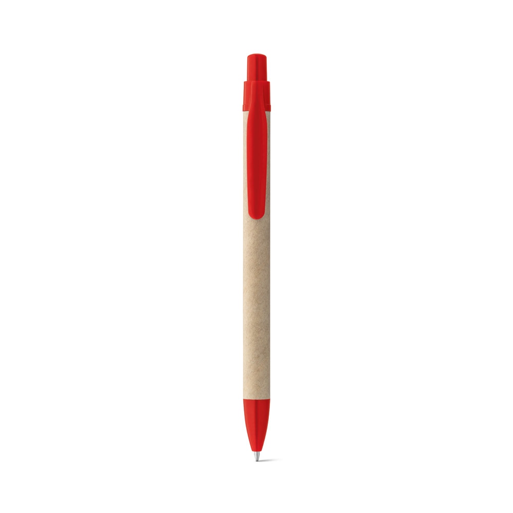 REMI. Stylo à bille fabriqué à partir de papier 100 % recyclé, avec clip 9