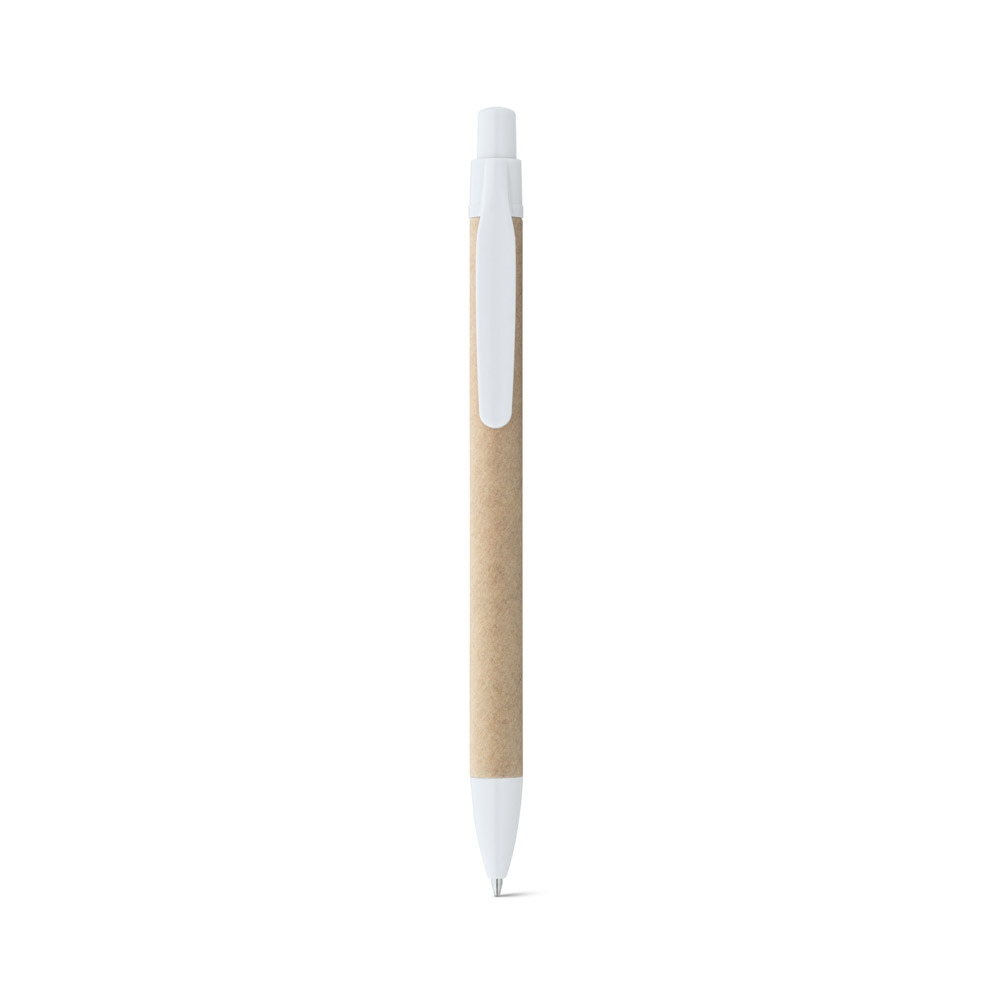 REMI. Stylo à bille fabriqué à partir de papier 100 % recyclé, avec clip 11
