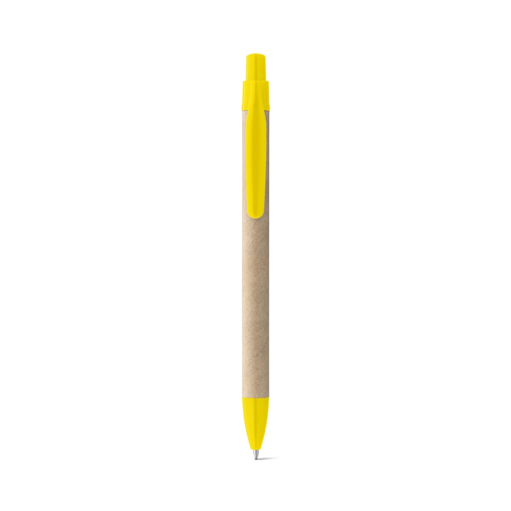 REMI. Stylo à bille fabriqué à partir de papier 100 % recyclé, avec clip 13