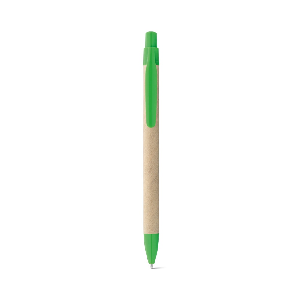 REMI. Stylo à bille fabriqué à partir de papier 100 % recyclé, avec clip 15