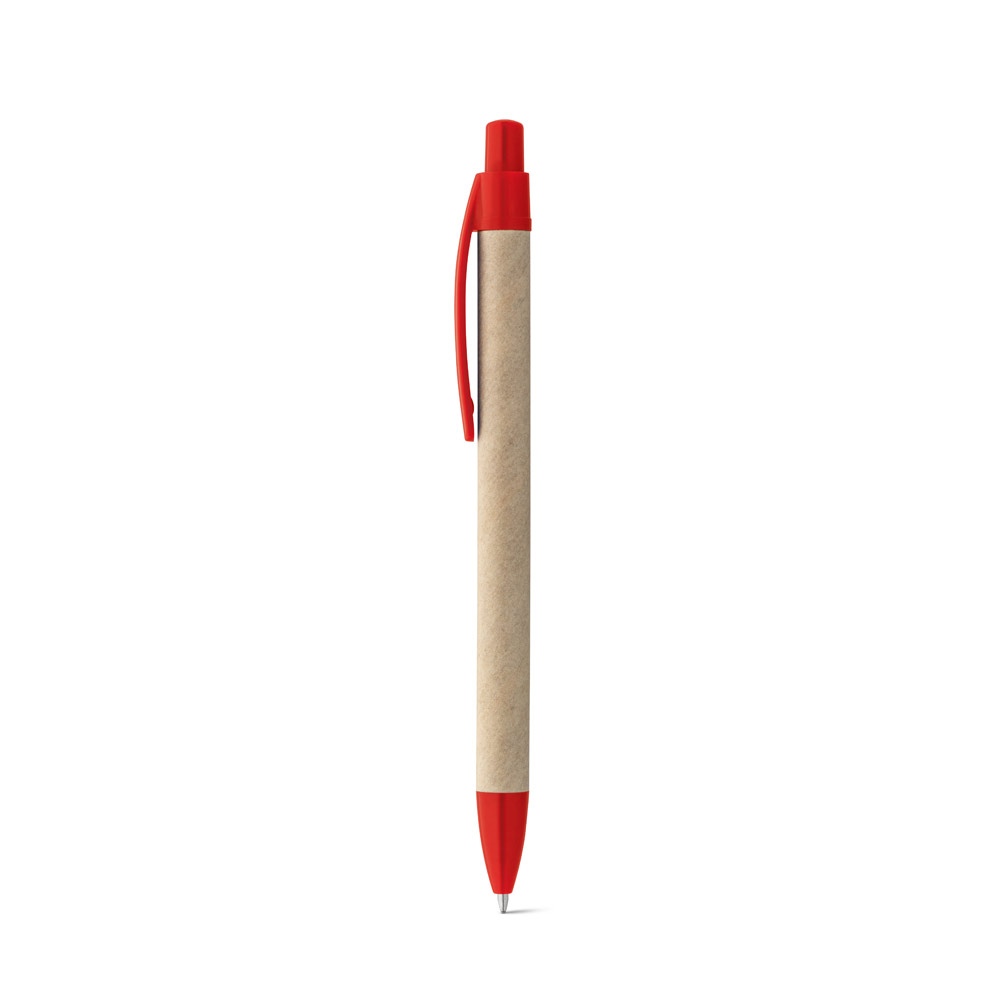 REMI. Stylo à bille fabriqué à partir de papier 100 % recyclé, avec clip 3