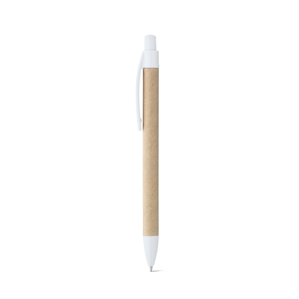 REMI. Stylo à bille fabriqué à partir de papier 100 % recyclé, avec clip 4