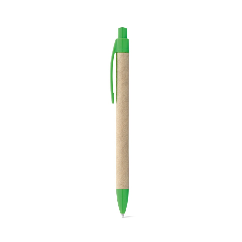 REMI. Stylo à bille fabriqué à partir de papier 100 % recyclé, avec clip 6
