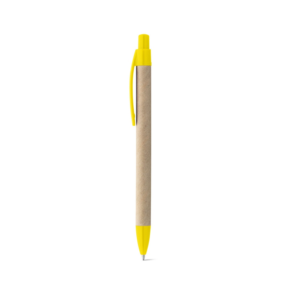 REMI. Stylo à bille fabriqué à partir de papier 100 % recyclé, avec clip 5
