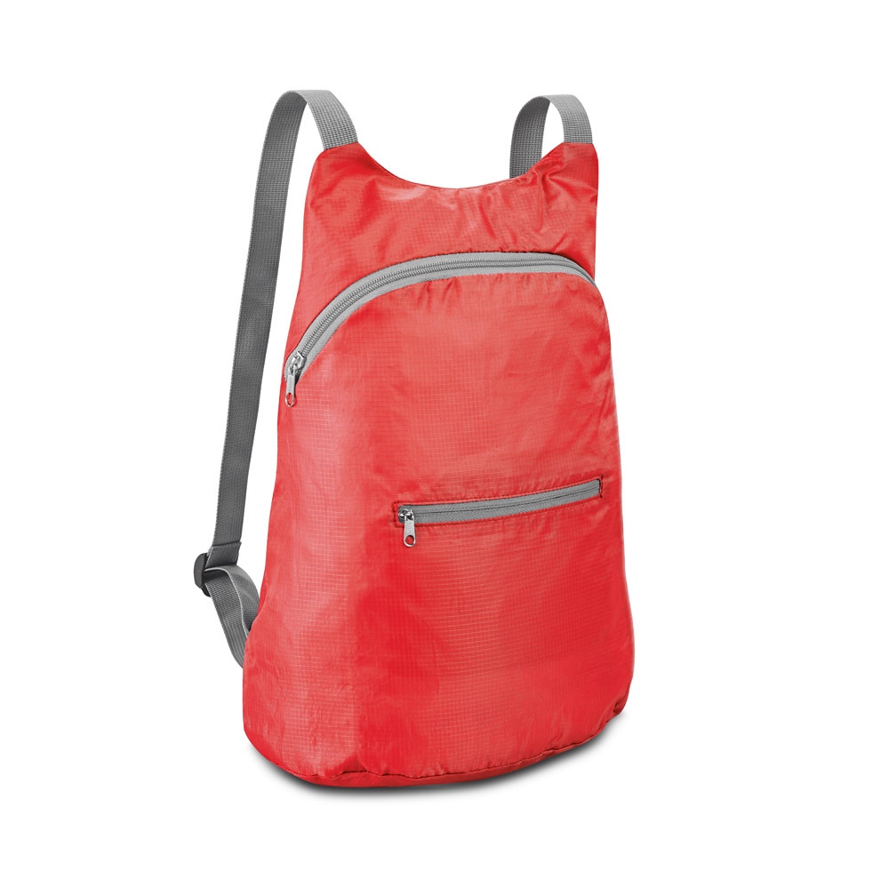 BARCELONA. Sac à dos pliable en polyester 210D ripstop 3