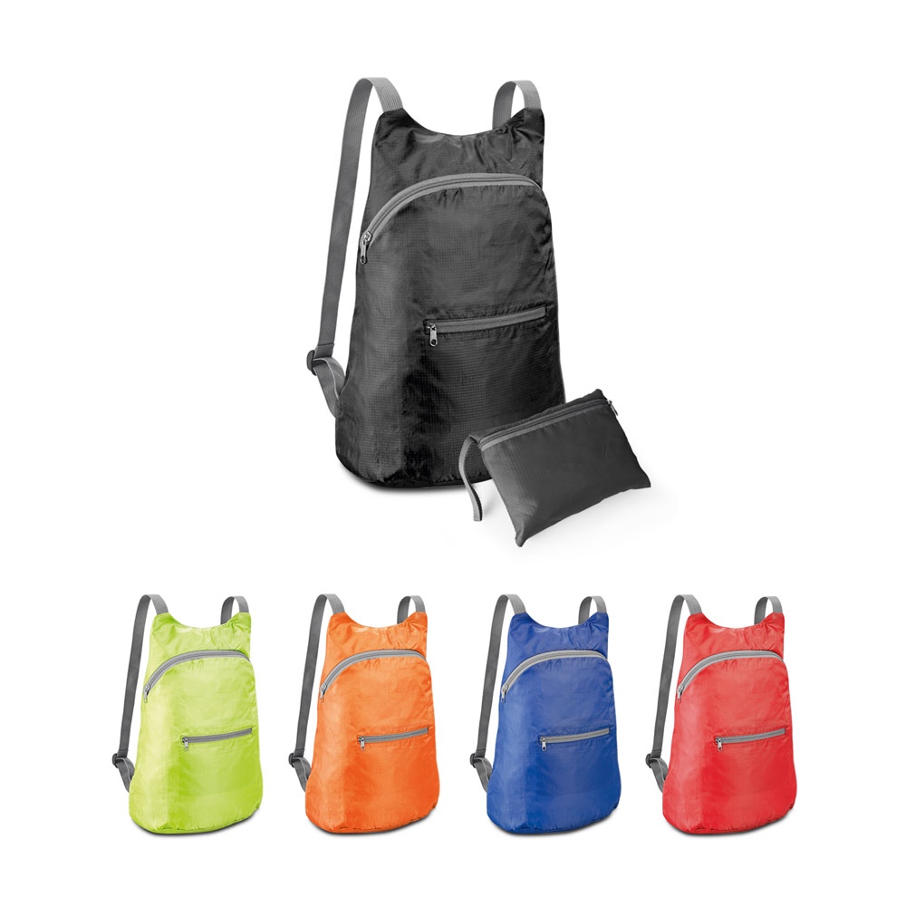 BARCELONA. Sac à dos pliable en polyester 210D ripstop