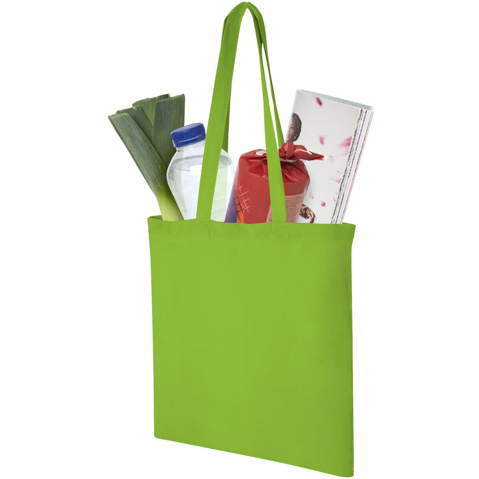 Sac shopping coton Madras 140 gr/m² 7L 48