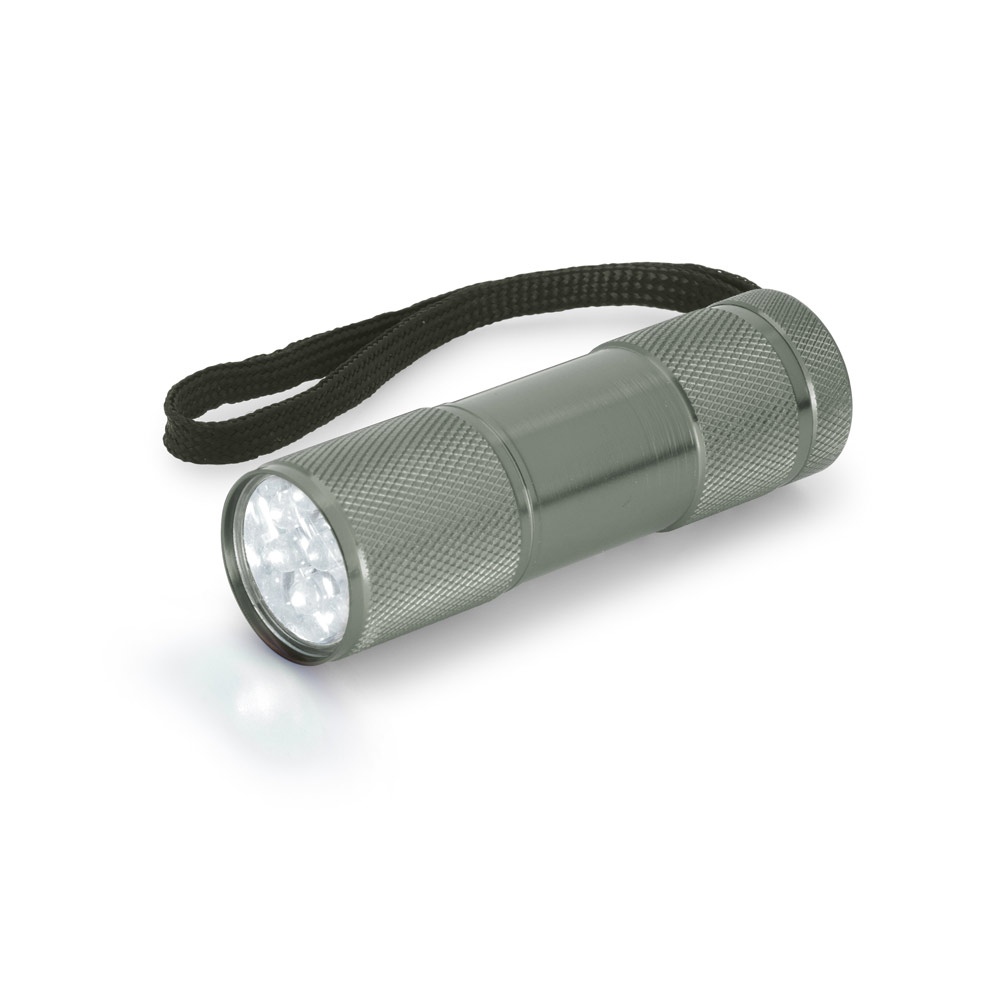 FLASHY. Lampe de poche en aluminium avec 9 LED 5