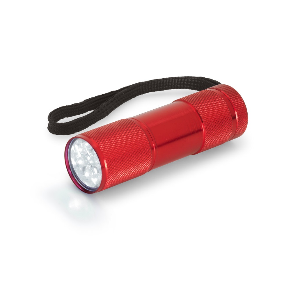 FLASHY. Lampe de poche en aluminium avec 9 LED 3