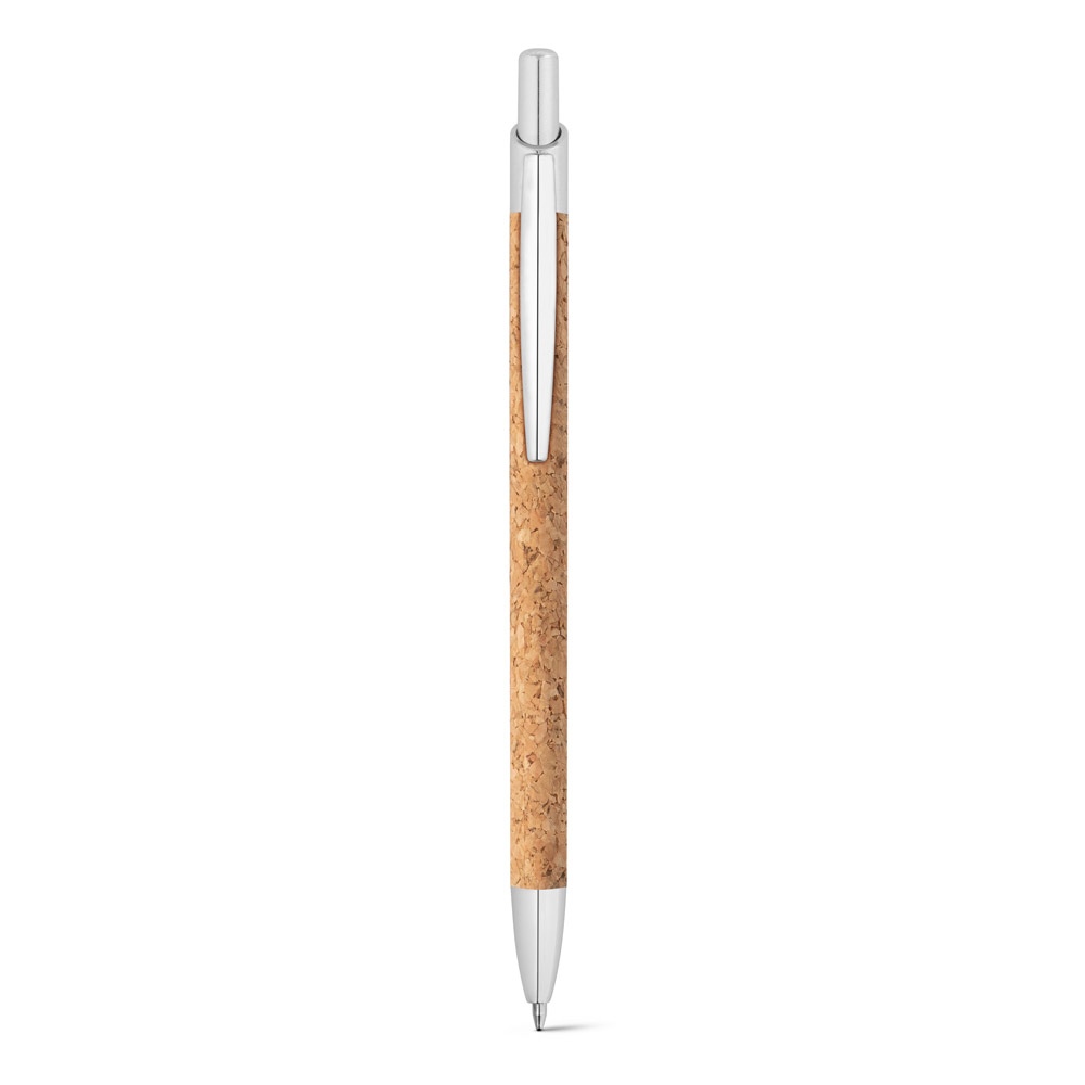 NATURA. Stylo en liège et aluminium recyclé (100 % rAL) avec clip 3