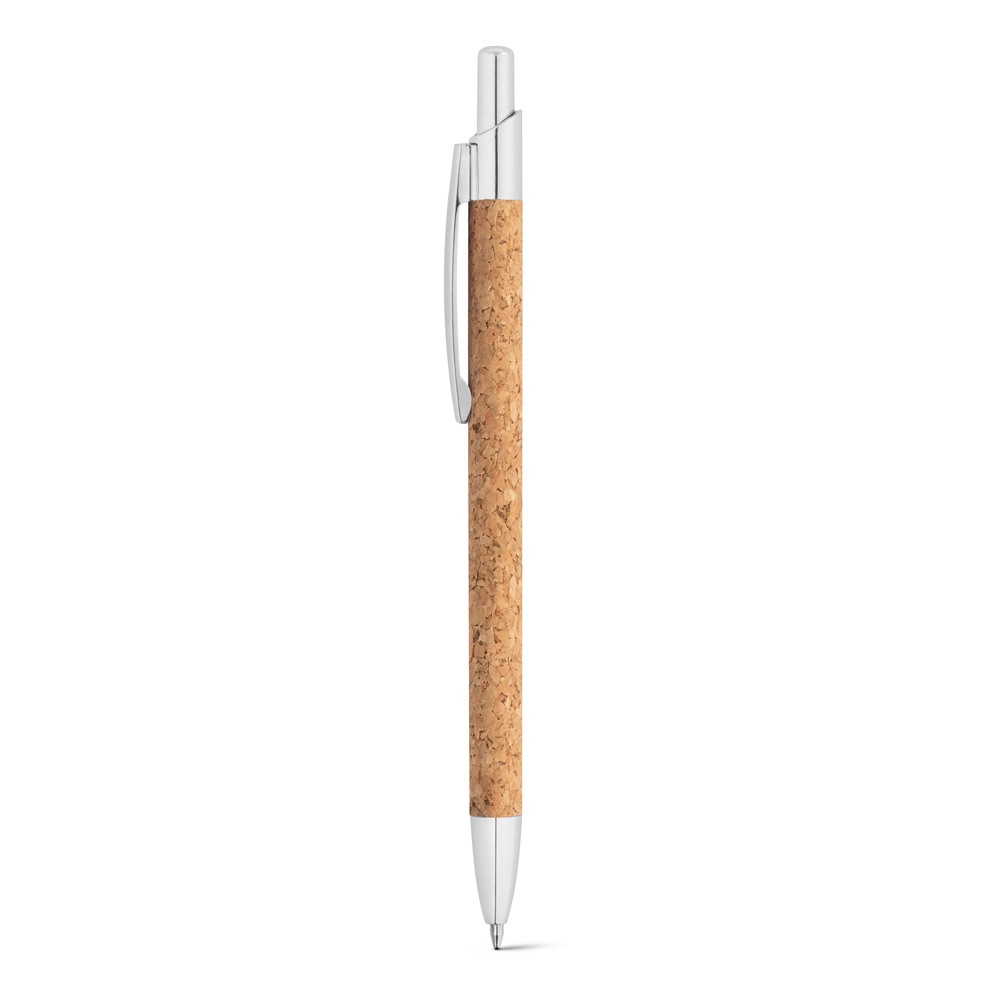 NATURA. Stylo en liège et aluminium recyclé (100 % rAL) avec clip 2