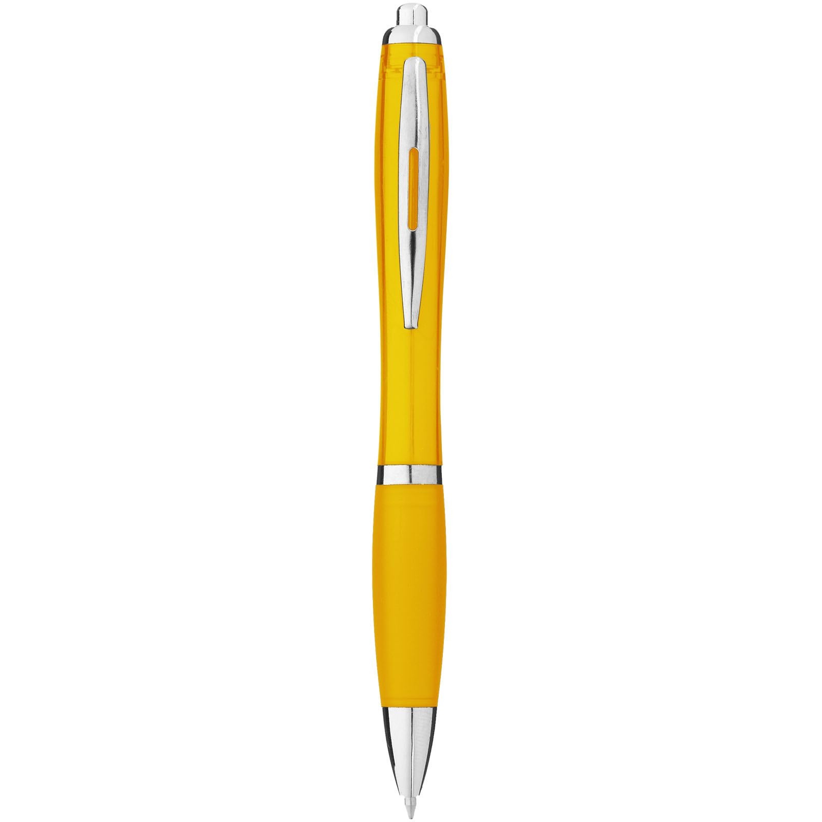 Stylo bille avec corps et grip colorés Nash (encre bleue) 21