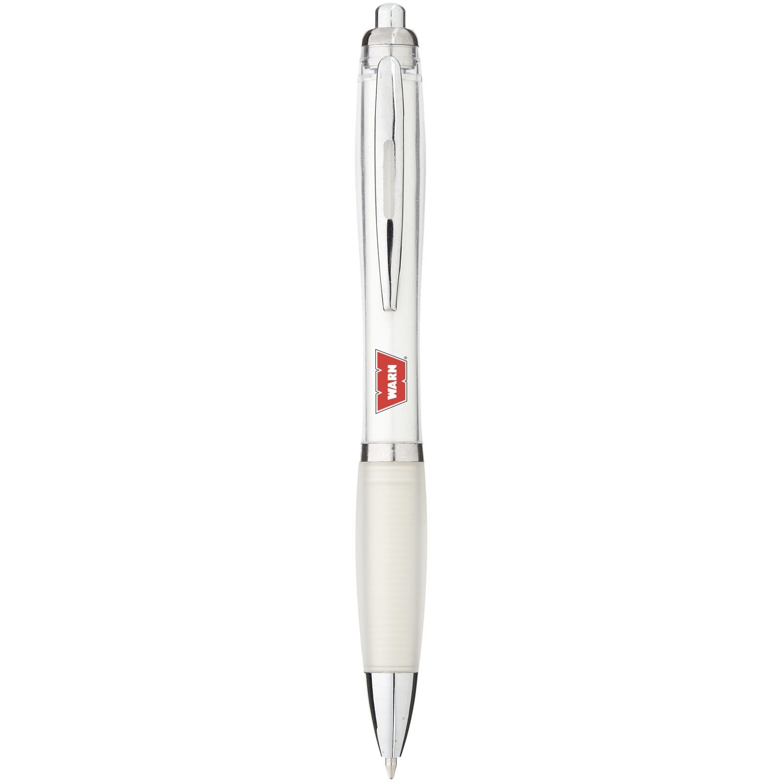 Stylo bille avec corps et grip colorés Nash (encre bleue) 36
