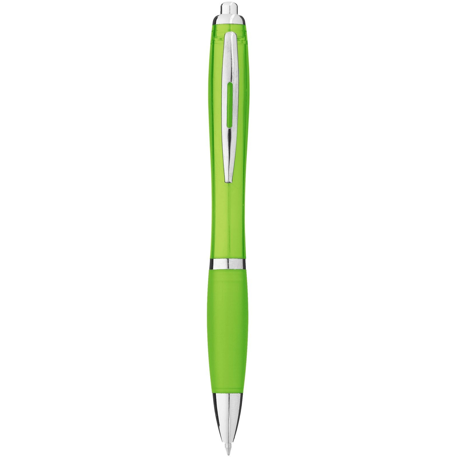Stylo bille avec corps et grip colorés Nash (encre bleue) 14