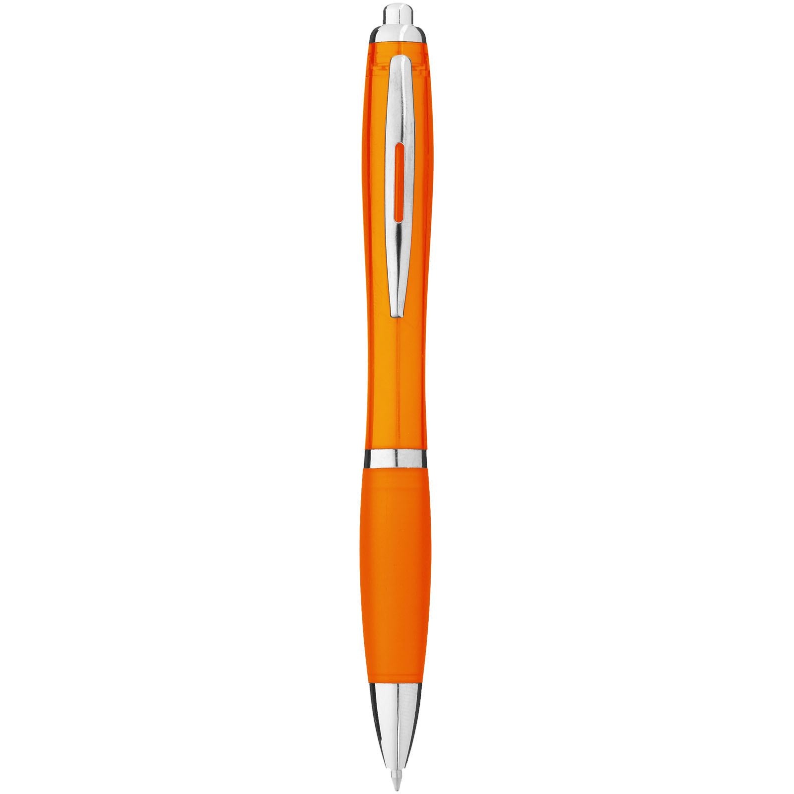 Stylo bille avec corps et grip colorés Nash (encre bleue) 5