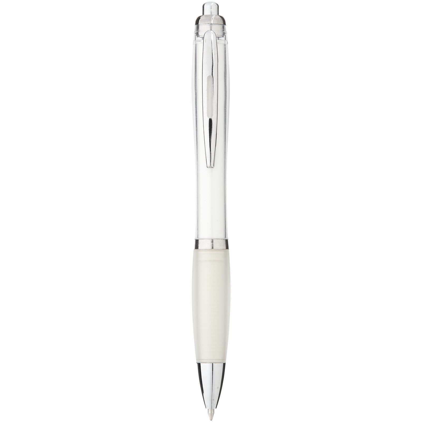 Stylo bille avec corps et grip colorés Nash (encre bleue) 10
