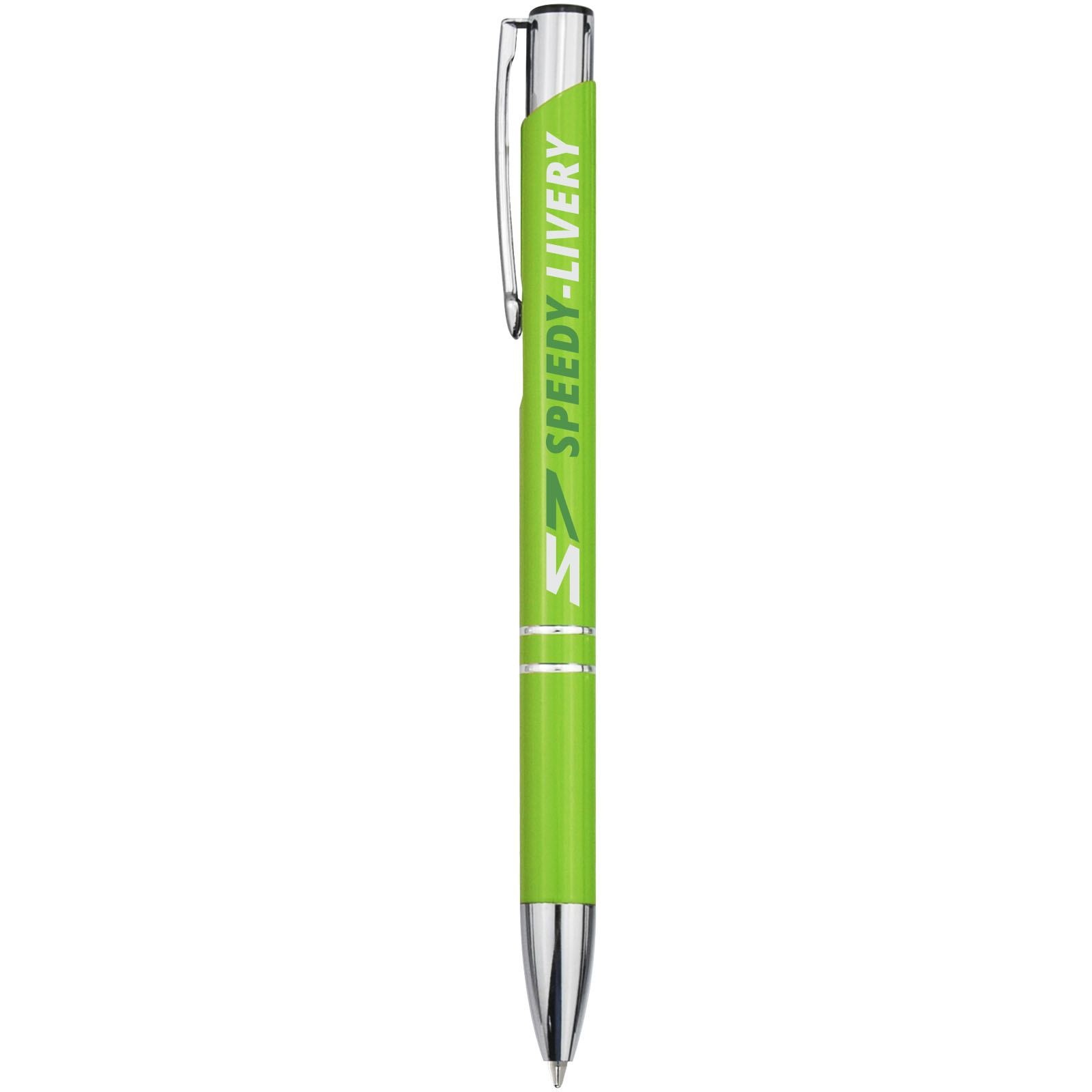 Stylo bille rétractable en aluminium Moneta (encre bleue) 24