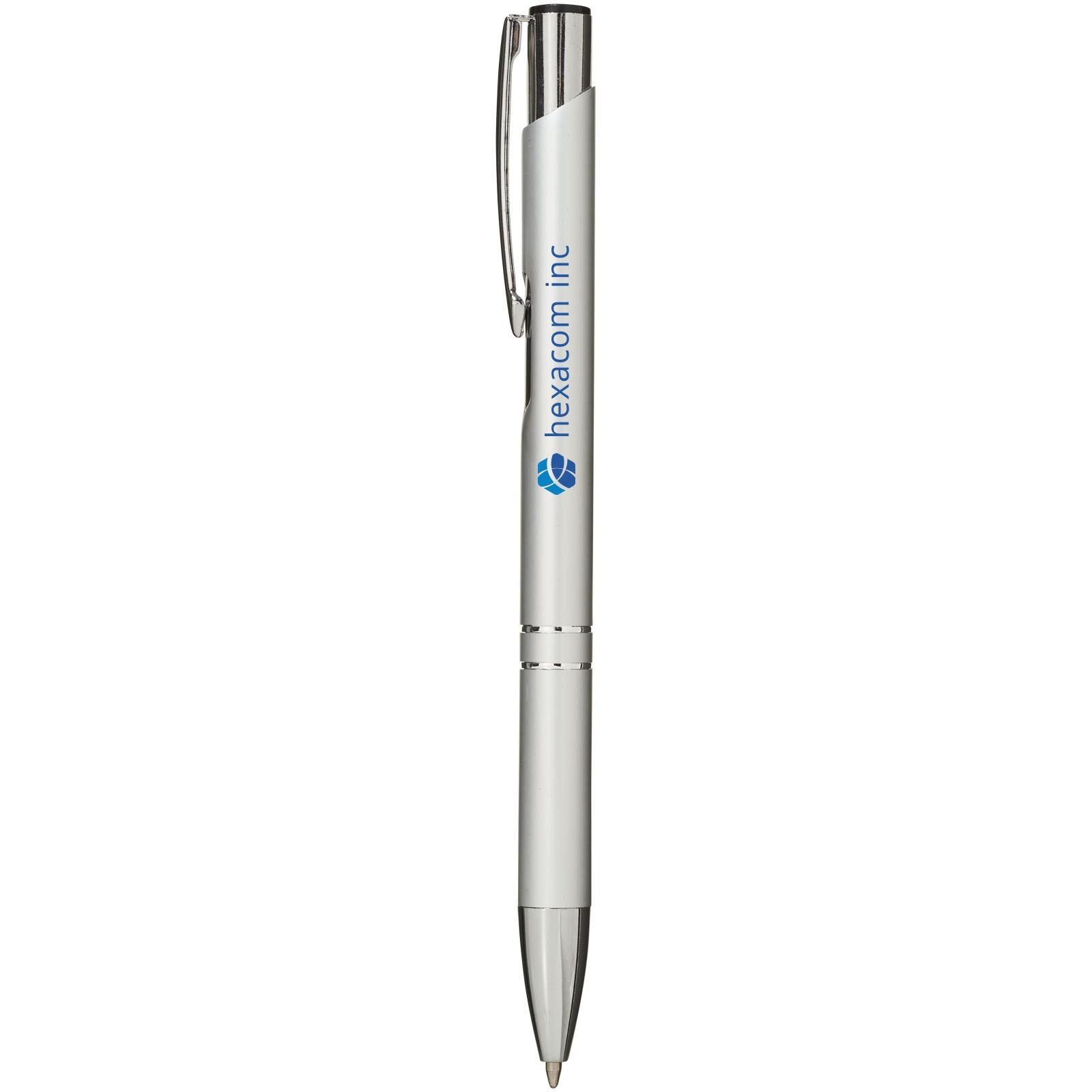 Stylo bille rétractable en aluminium Moneta (encre bleue) 29