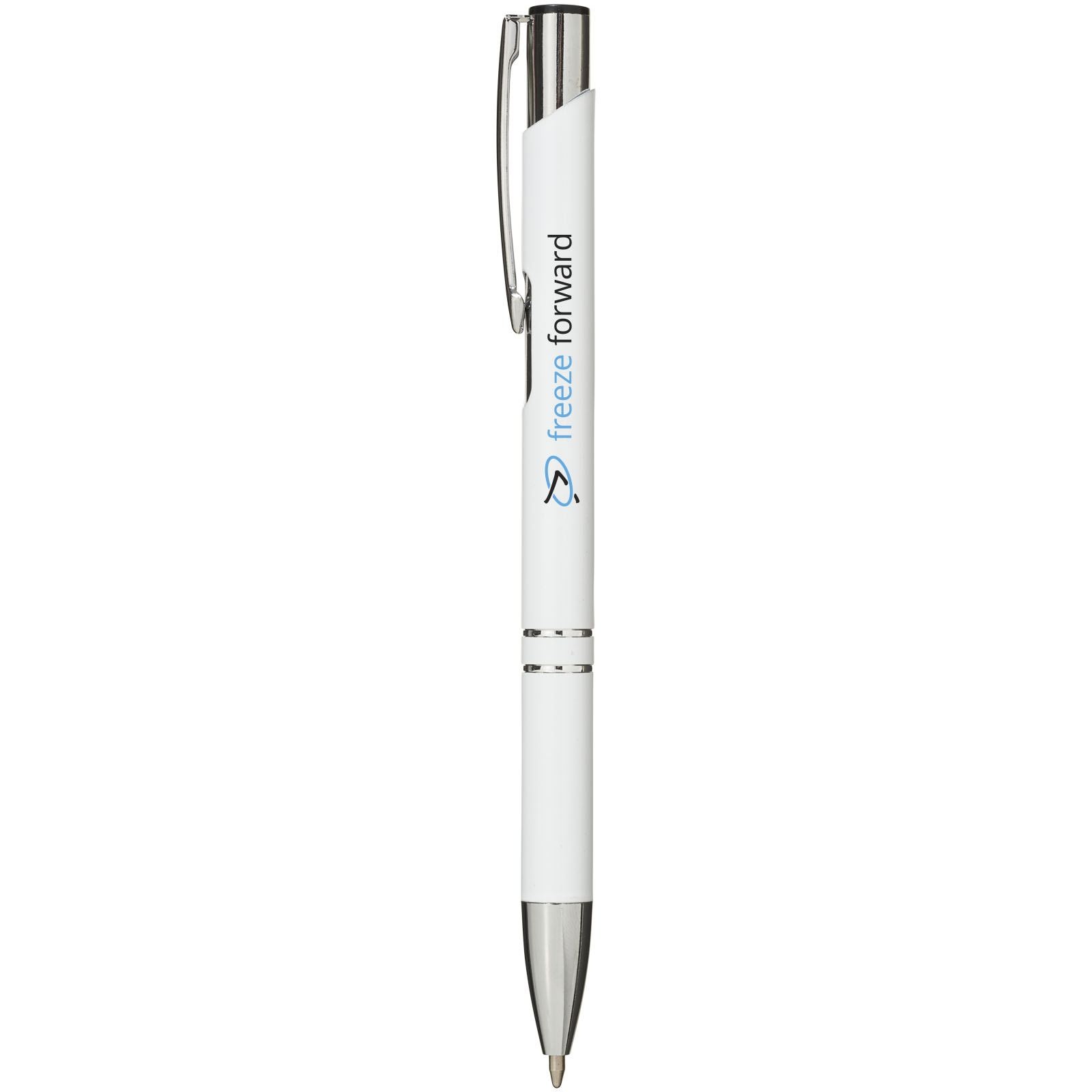 Stylo bille rétractable en aluminium Moneta (encre bleue) 30