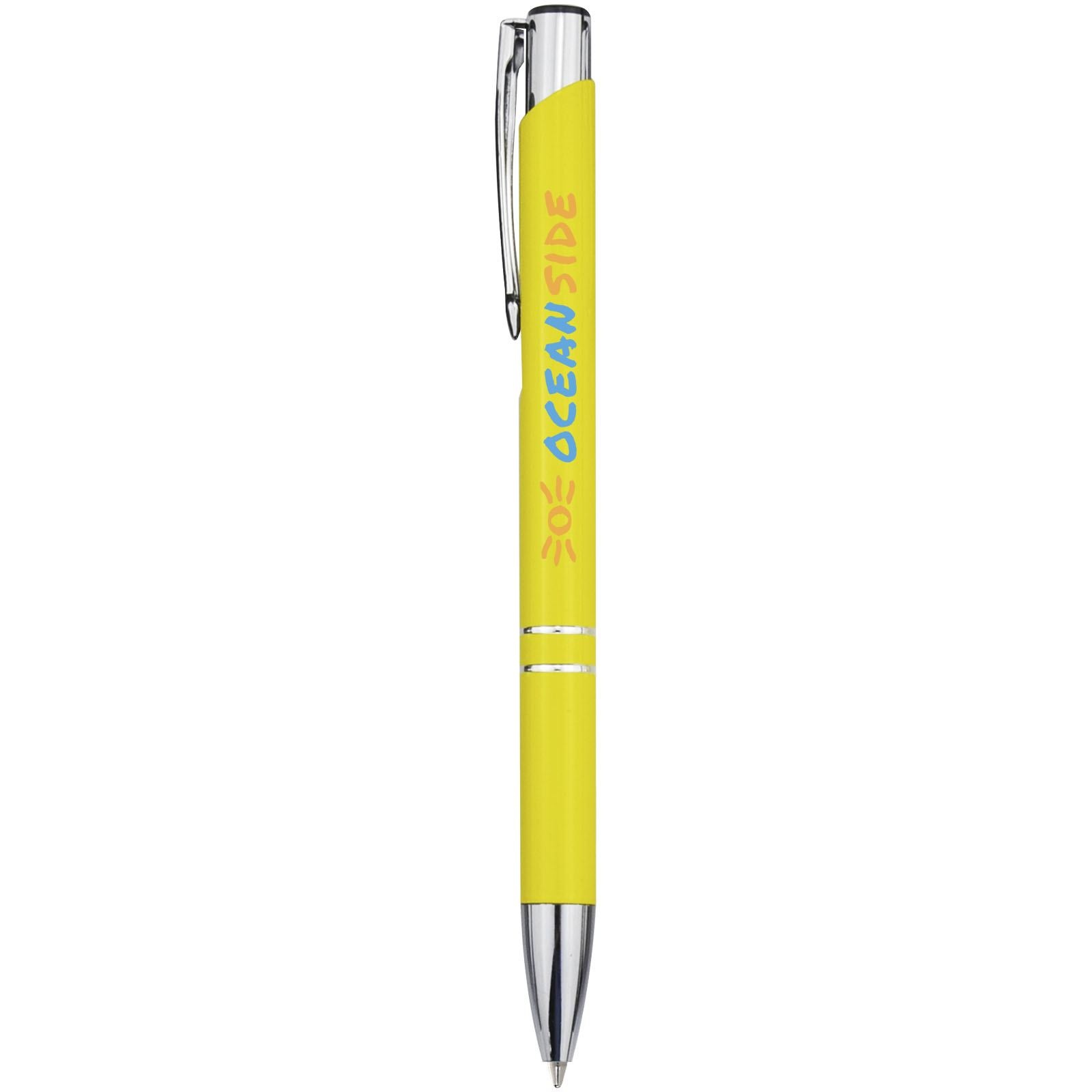 Stylo bille rétractable en aluminium Moneta (encre bleue) 31