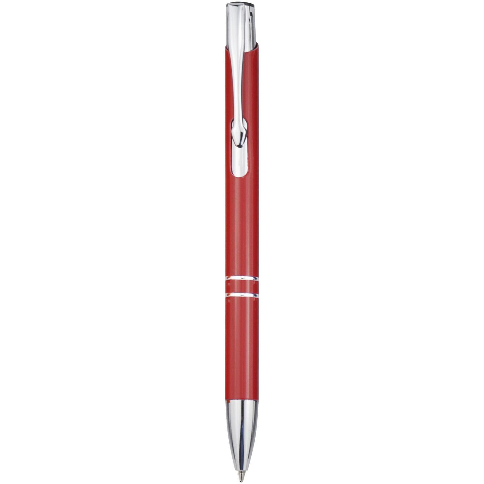 Stylo bille rétractable en aluminium Moneta (encre bleue) 17
